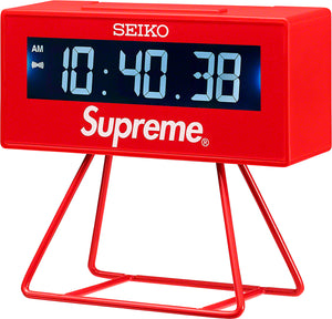 Supreme Seiko Marathon Clock Red