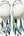 Crocs Classic Clog Ron English Party Animals Zebra White