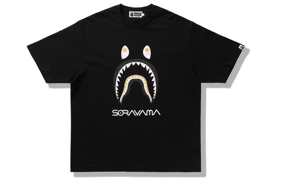 BAPE x Hajime Sorayama Shark Tee Black