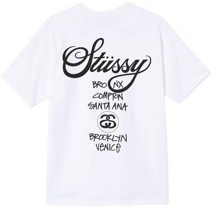 Stussy World Tour T-shirt White