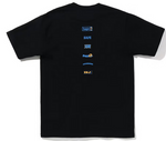 Load image into Gallery viewer, BAPE Big Ape Head Digital Mosaic Tee (FW22) Black Orange
