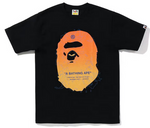 Load image into Gallery viewer, BAPE Big Ape Head Digital Mosaic Tee (FW22) Black Orange
