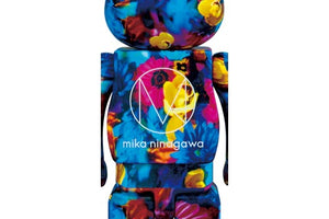 Bearbrick Mika Ninagawa Anemone 100% & 400% Set Blue