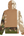 AAPE Camo Panel Popover Hoody Dark Beige