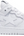 A Bathing Ape Bape SK8 Sta Triple White Patent Leather