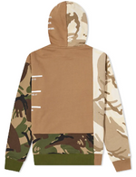 Load image into Gallery viewer, AAPE Camo Panel Popover Hoody Dark Beige
