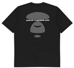 Load image into Gallery viewer, AAPE Moonface logo graphic tee Black

