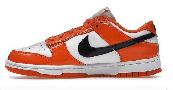 Nike dunks syracuse orange hotsell black laces