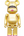 Bearbrick Hajime Sorayama Chogokin (2G Exclusive) 200% Gold