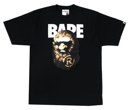 BAPE Ape Head Tee Black (Classic Collection)