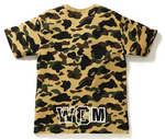 Load image into Gallery viewer, BAPE 1st Camo Shark Tee Yellow/Camo
