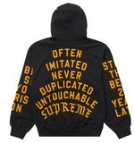 Load image into Gallery viewer, Supreme Team Flocked Hooded Sweatshirt Black
