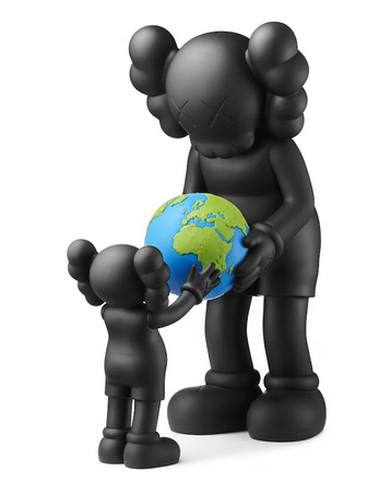 KAWS THE PROMISE Vinyl Figure Black – shoegamemanila