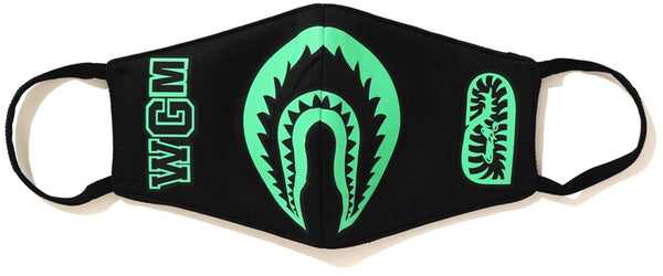 BAPE Glow In The Dark Shark Mask Black