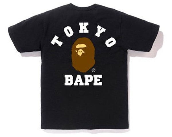 BAPE City Tokyo Ape Head Tee Black