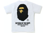 Load image into Gallery viewer, BAPE x Undefeated Ape Head Tee White

