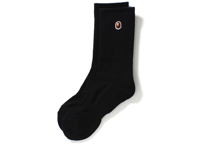 BAPE Basic Socks Black
