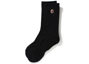 BAPE Basic Socks Black