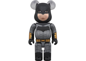 Bearbrick Batman (Justice League Ver.) 400% Black/Grey