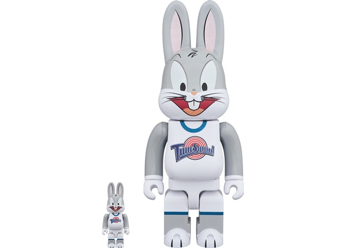 Space Jam Rabbrick Bugs Bunny 100% & 400% Set Grey