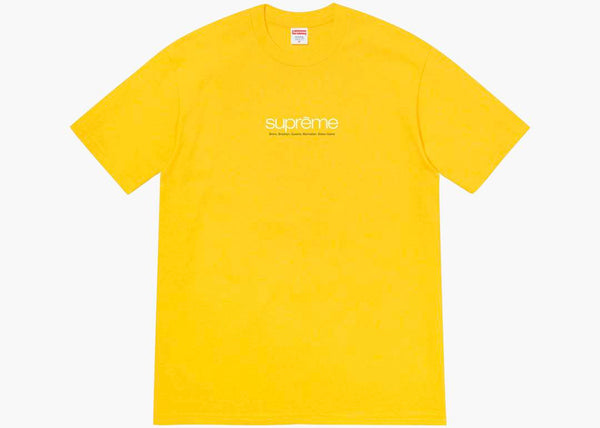 Supreme Five Boroughs Tee Yellow