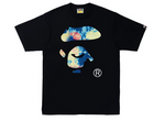 Load image into Gallery viewer, BAPE Tie Dye Ape Face TeeBlack/Multi

