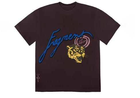 Travis Scott Cactus Jack For Fragment Icons TeeBrown