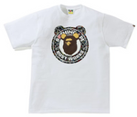 Load image into Gallery viewer, BAPE x Medicom Toy Bearbrick Camo Bear Busy Works Tee White/Black
