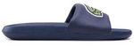 Load image into Gallery viewer, Lacoste Croco Slide Navy

