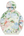 Kith Peony Print Hoodie Blue