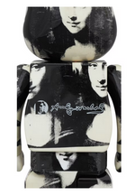 Load image into Gallery viewer, Bearbrick Andy Warhol &quot;Double Mona Lisa&quot; 1000% White/Black
