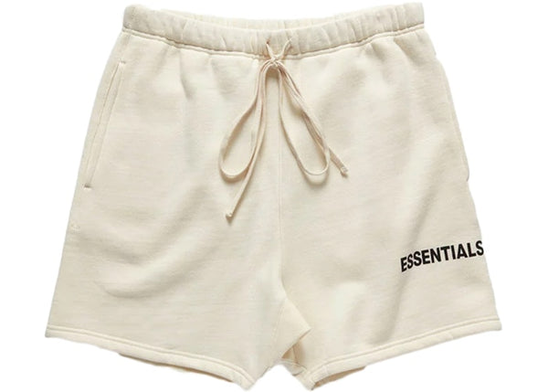 FEAR OF GOD Essentials Graphic Sweat Shorts Cream