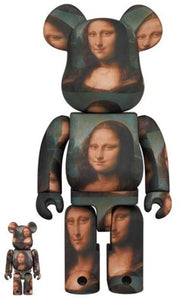 Bearbrick Leonardo De Vinci Mona Lisa 100% & 400% Set