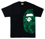 Load image into Gallery viewer, BAPE Color Camo Side Big Ape Head Tee Black/Green
