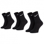 Load image into Gallery viewer, Nike EveryDay Lightweight Crew Socks Black (set of 3)
