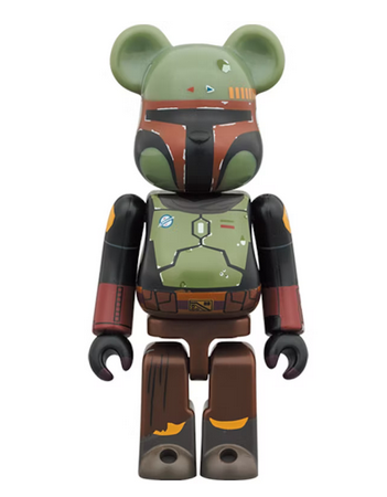 Bearbrick x Star Wars Boba Fett (Recovered Armor) 100% & 400% Set