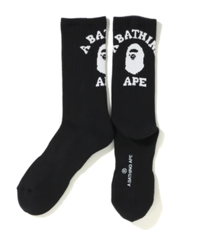 BAPE College Socks (FW19) Black