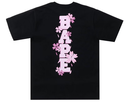 BAPE Sakura Photo Ape Head Tee (SS22) Black