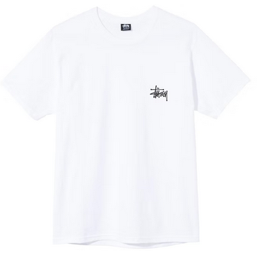 Stussy Basic T-shirt White – shoegamemanila