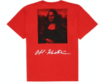 Load image into Gallery viewer, OFF-WHITE Oversized Monalisa Graphic Print T-Shirt Red
