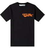 Load image into Gallery viewer, OFF-WHITE Bubble Logo Tee Black/Orange
