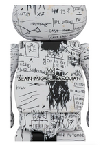 Load image into Gallery viewer, Bearbrick Jean-Michel Basquiat 3 100% &amp; 400% Set White
