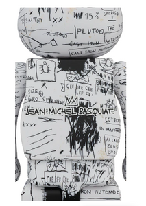 Bearbrick Jean-Michel Basquiat 3 100% & 400% Set White