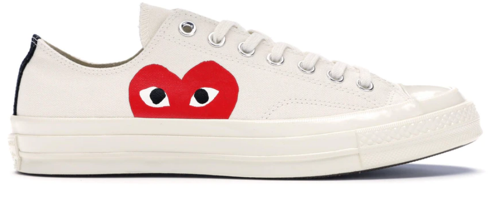 Converse Chuck Taylor All-Star 70s Ox Comme des Garcons PLAY White (UNISEX)
