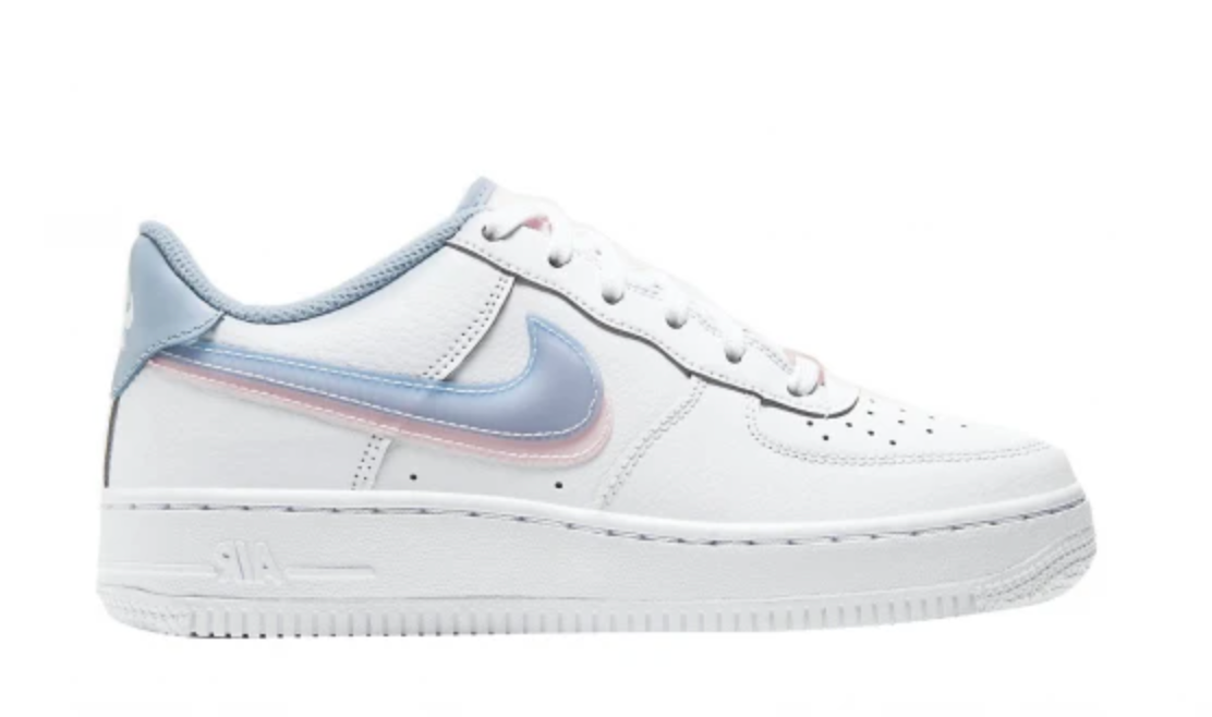 Nike Air Force 1 LV8 GS Double Swoosh White Armory Blue