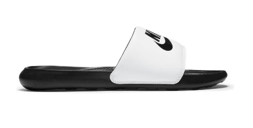 Nike Victori One Slides Black White