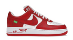 Load image into Gallery viewer, Louis Vuitton Nike Air Force 1 Low By Virgil Abloh White Red

