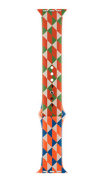 Load image into Gallery viewer, Bearbrick Barry McGee + Apple Watch Sports Band 44mm 100% &amp; 400% Set Orange
