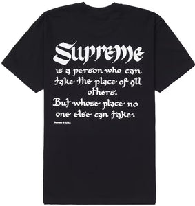 Supreme Person Tee Black