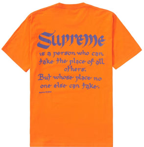 Supreme Person Tee Orange